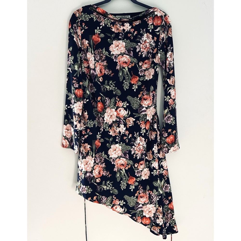 Abercrombie & Fitch Party Dress SzS Floral Long Sleeve Autumn Wedding Guest NWT